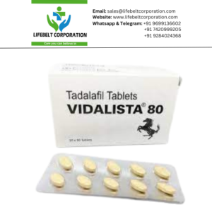 Vidalista Tadalafil 80 mg Tablet