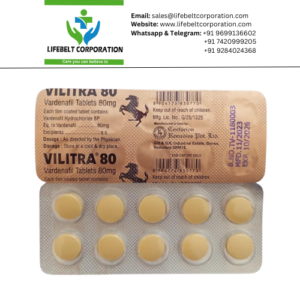 Vilitra Vardenafil 80 mg Tablet