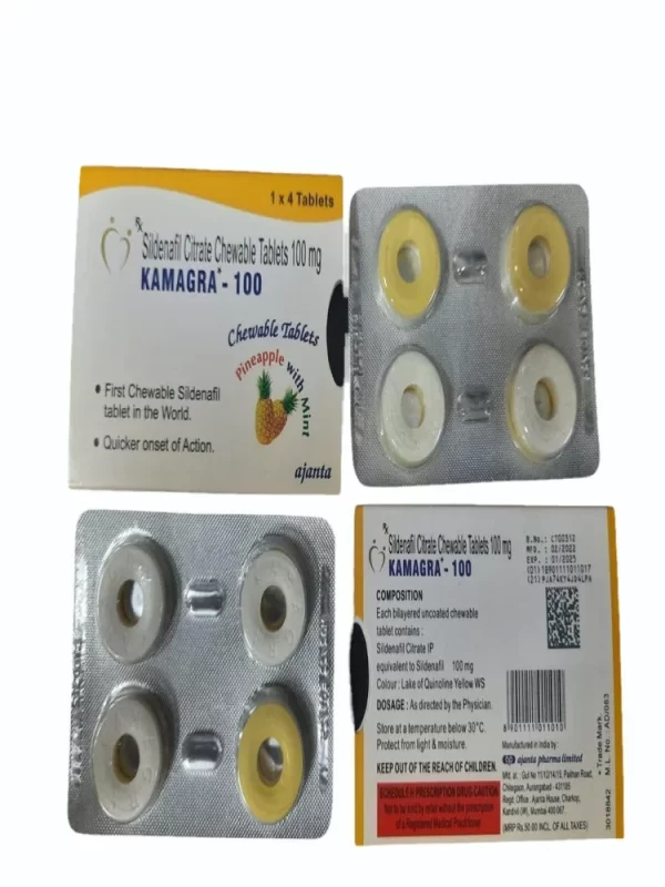 kamagra chewable Sildenafil 100 mg tablets - Image 5