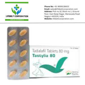 Tastylia Tadalafil 80 mg Tablet