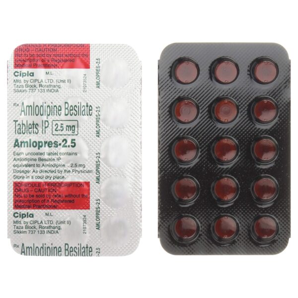 Amlopres Amlodipin Besilate 2.5 mg Tablet