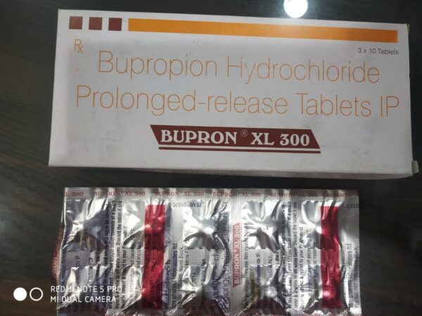 Bupron XL Bupropion Hydrochloride Prolonged  Release 300 mg Tablet