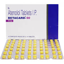 Betacard  Atenolol 50 mg Tablet