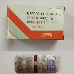 Biselect Bisoprolol Fumarate 5 mg tablet