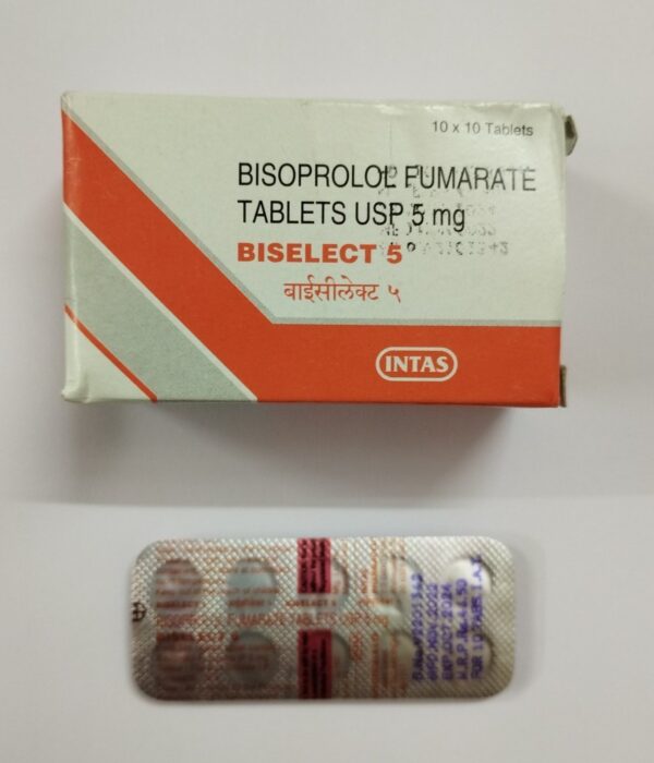 Biselect Bisoprolol Fumarate 5 mg tablet