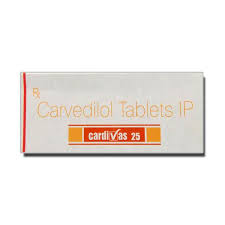 Cardivas Carvedilol 25 mg Tablet