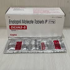 Dilvas Enalapril Malenate 5 mg Tablet