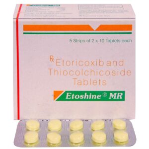 Etoshine MR Etoricoxib And Thiocolohicoside Tablet