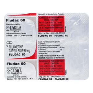 Fludac Fluoxetin 60 mg Capsule