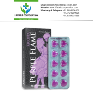 Krrista Purple Flame Vardenafil 40 mg + Dapoxetine 100 mg Tablet