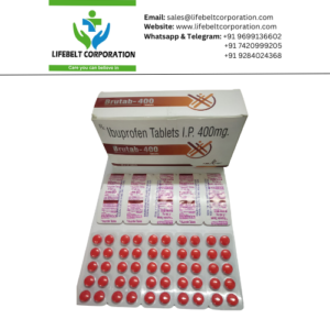 Brutab Ibuprofen 400 mg Tablet