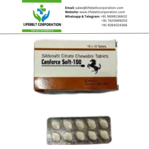 Cenforce Soft Sildenafil Chewable 100 mg Tablet