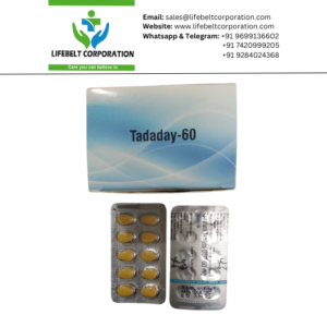 Tadaday Tadalafil 60 mg Tablet