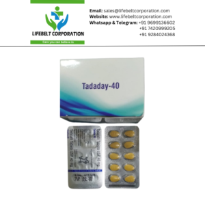 Tadaday Tadalafil 40 mg Tablet