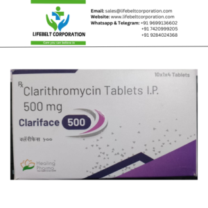 Clariface Clarithromycin 500 mg Tablet