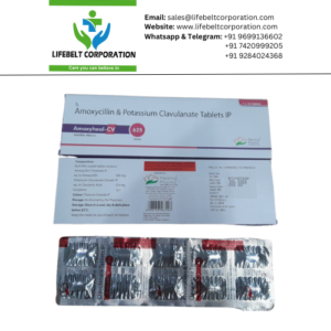 Amoxyheal CV Amoxicillin and Potassiam 500 mg and  Clavulanate 125 mg  Tablet