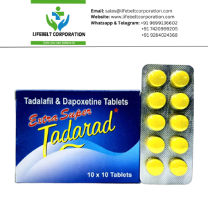 Extra Super Tadarad Tadalafil 20 mg + Dapoxetine 100 mg Tablet