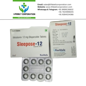 Sleepose Melatonin Dispersible 12 mg Tablet