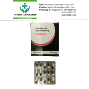 Lyrikare Pregabalin 500 mg Capsule