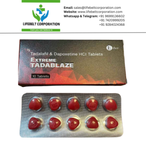 Extreme Tadablaze Tadalafil 40 mg + Dapoxetine 60 mg Tablet