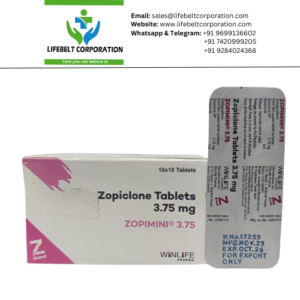 Zopimini Zopioclone 3.75 mg Tablet