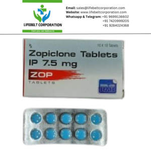 Blue Zop Zopiclone 7.5 mg Tablet