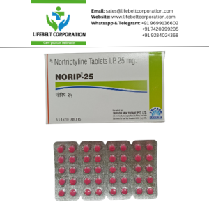 Norip Nortriptyline 25 mg Tablet
