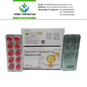 Dapoforce Dapoxetine 90 mg Tablet