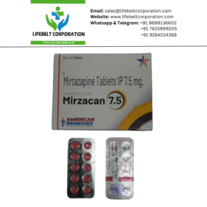 Mirzacan Mirtazepine 7.5 mg Tablet