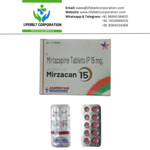 Mirzacan Mirtazepine 15 mg Tablet