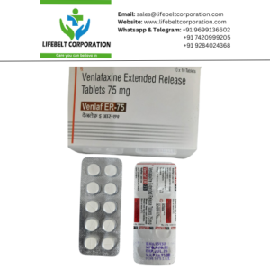 Venlaf ER  Venlafaxine Extended Release 75 mg Tablet