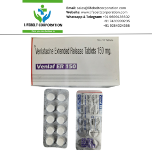 Venlaf ER  Venlafaxine Extended Release 150  mg Tablet