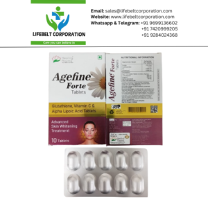 Agefine Glutathione , Vitamin C , Alpha Lipoic Tablet