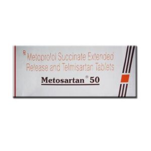 Metosartan Metoprolol Succinate 50 mg And Telmisartan 40 mg Tablet