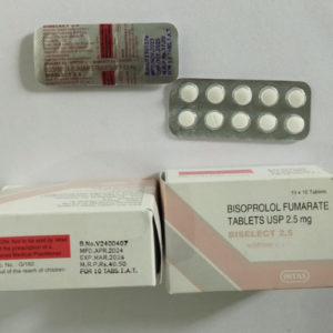 Biselect Bisoprolol Fumarate 2.5 mg tablet