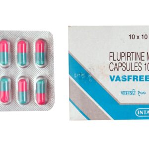 Vasfree Flupirtine Maleate 100 mg Capsule