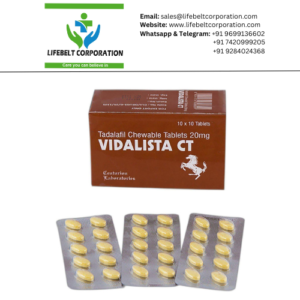 Vidalista CT Chewable Tadalafil 20 mg Tablet