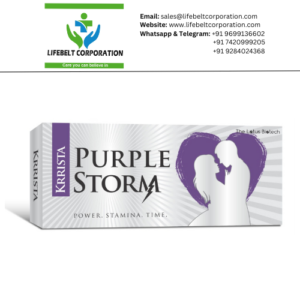 Krrista Purple Strom Vardenafil 60 mg    + Dapoxetine 60 mg Tablet