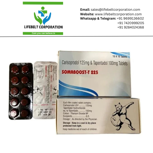 Somaboost T Carisprodol 125 mg And Tapentadol 100 mg Tablet