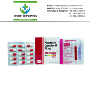 Nervigesic Pregabalin 75 mg Capsule