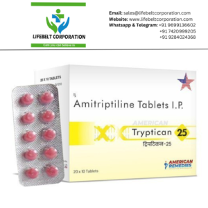 Triptican  Amitriptyline 25 mg Tablet