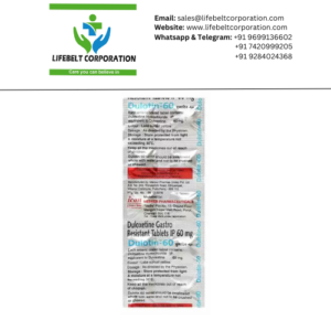 Duolotin Duloxetine Gastro Resistant 60 mg Tablet