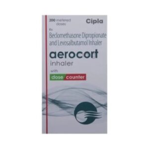 Aerocort  Levosalbutamol 50mcg +  Beclometasone 50mcg Inhaler