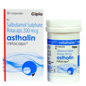 Asthalin Rotacaps Salbutamol 200mcg Capsules