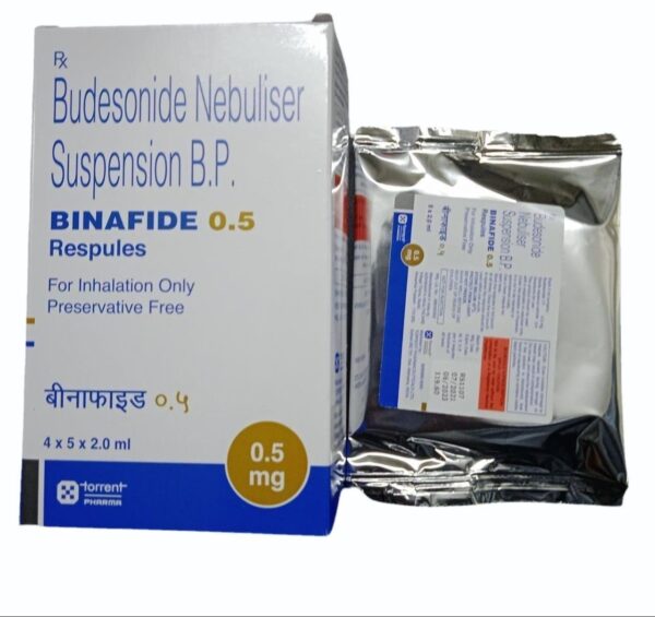 Binafide Budesonide Nebuliser Suspension 0.5mg Respules