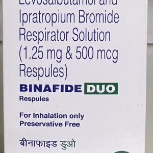 Binafide Duo  Levosalbutamol 1.25mg + Ipratropium 500mcg Respules