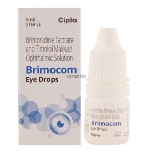 Brimocom  Brimonidine Tartrate 2mg And Timolol Maleate Ophthalmic 5mg  Eye  Drop