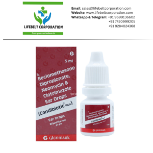 Candibiotic Lidocain 2% + Beclometsone 0.025% + Clotrimazole 1% +Chloramphenicol 5% Ear Drop