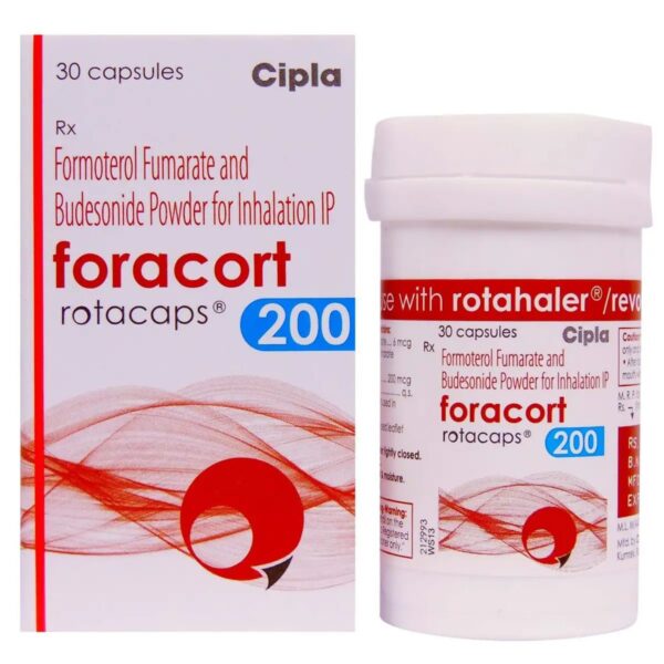 Foracort  Formoterol 6mcg + Budesonide 200mcg Inhaler