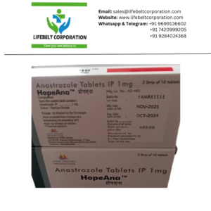 HopeAna Anastrozole 1mg Tablet